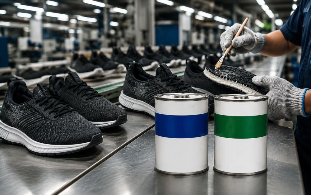 Affluent Cycle footwear adhesive solution for shoe sole and upper bonding